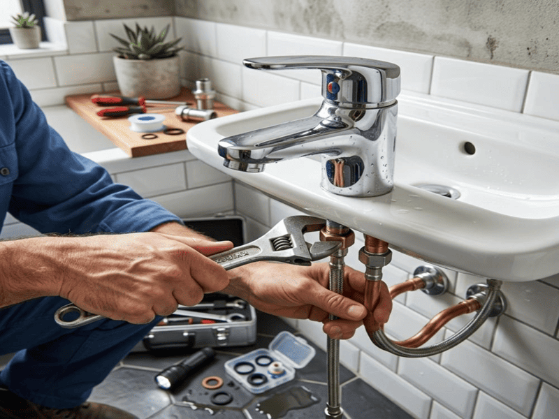 sink installation