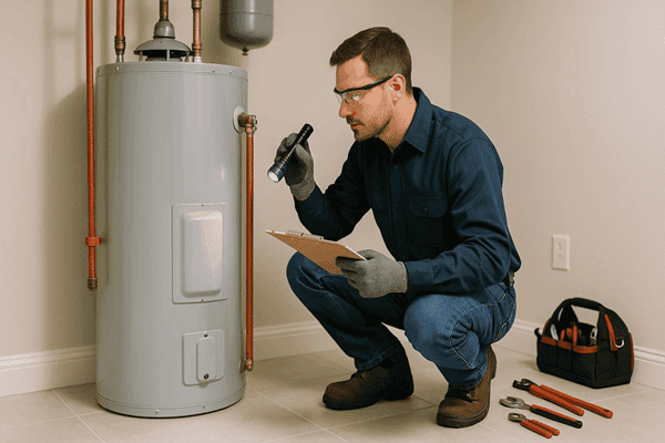 water supply line installation